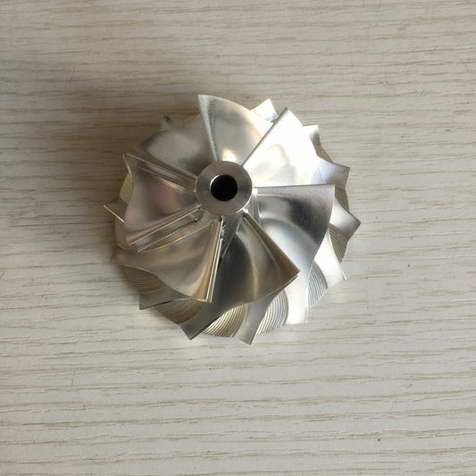 TD05H 20G Reverse 52.56/68.01 mm 7+7 Blade Milling/Blank Compressor Wheel