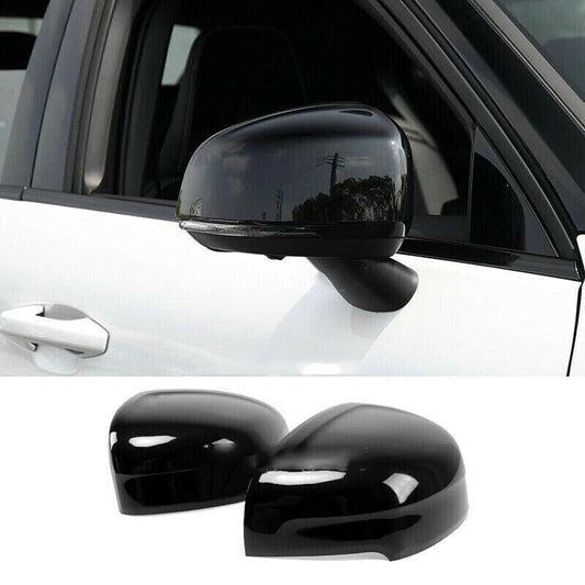 Chrome Rear View Mirror Rain Eyebrow Cover Trims ABS For RAV4 2019-2024 v