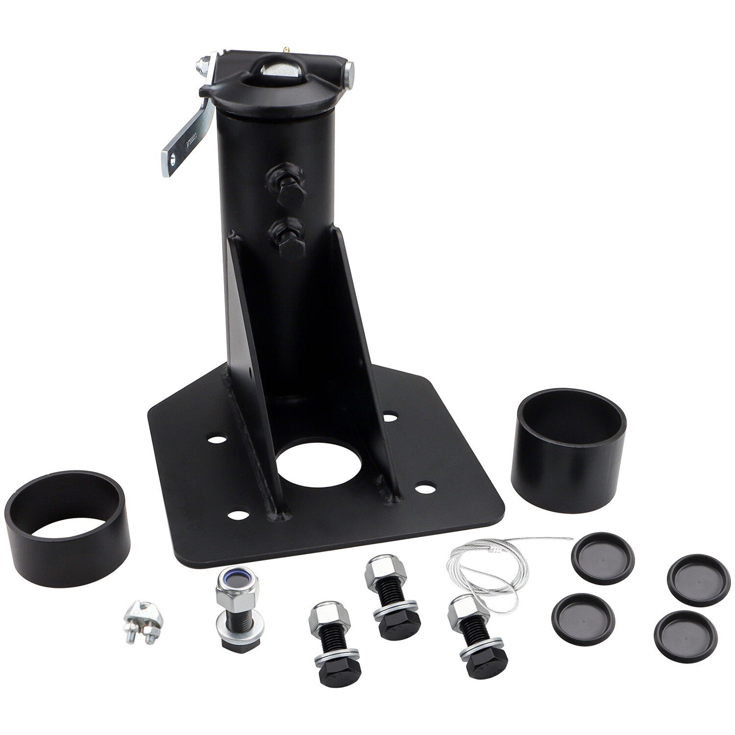 12-17 inch adjustable fifth (5th) wheel for campervan/RV adapters to hang on gooseneck Q