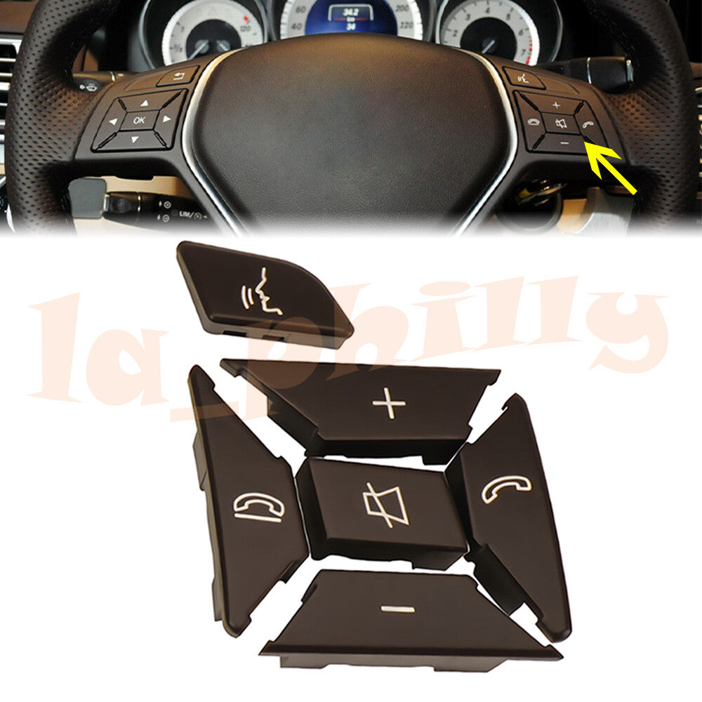 for Mercedes for Benz C Class W204 Right Steering Wheel Control Switch Brown