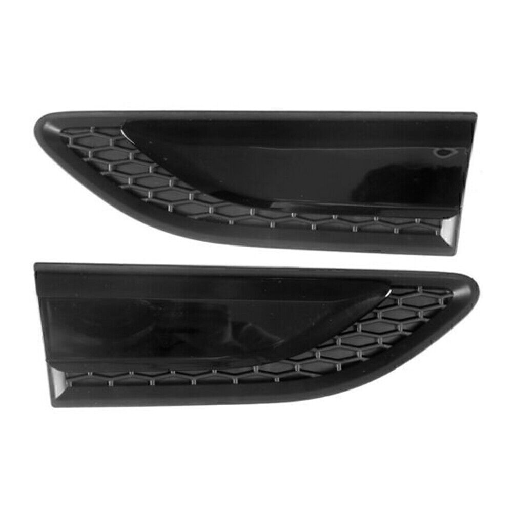 2X Fender Vent Grille Black Louver Fit for Land Rover Discovery Sport 2015-2021