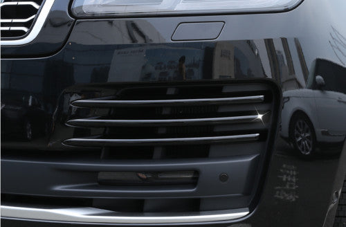 Front Bumper Fog Light Lamp Cover Trim for Land Rover for Range Rover L405 2018-2020