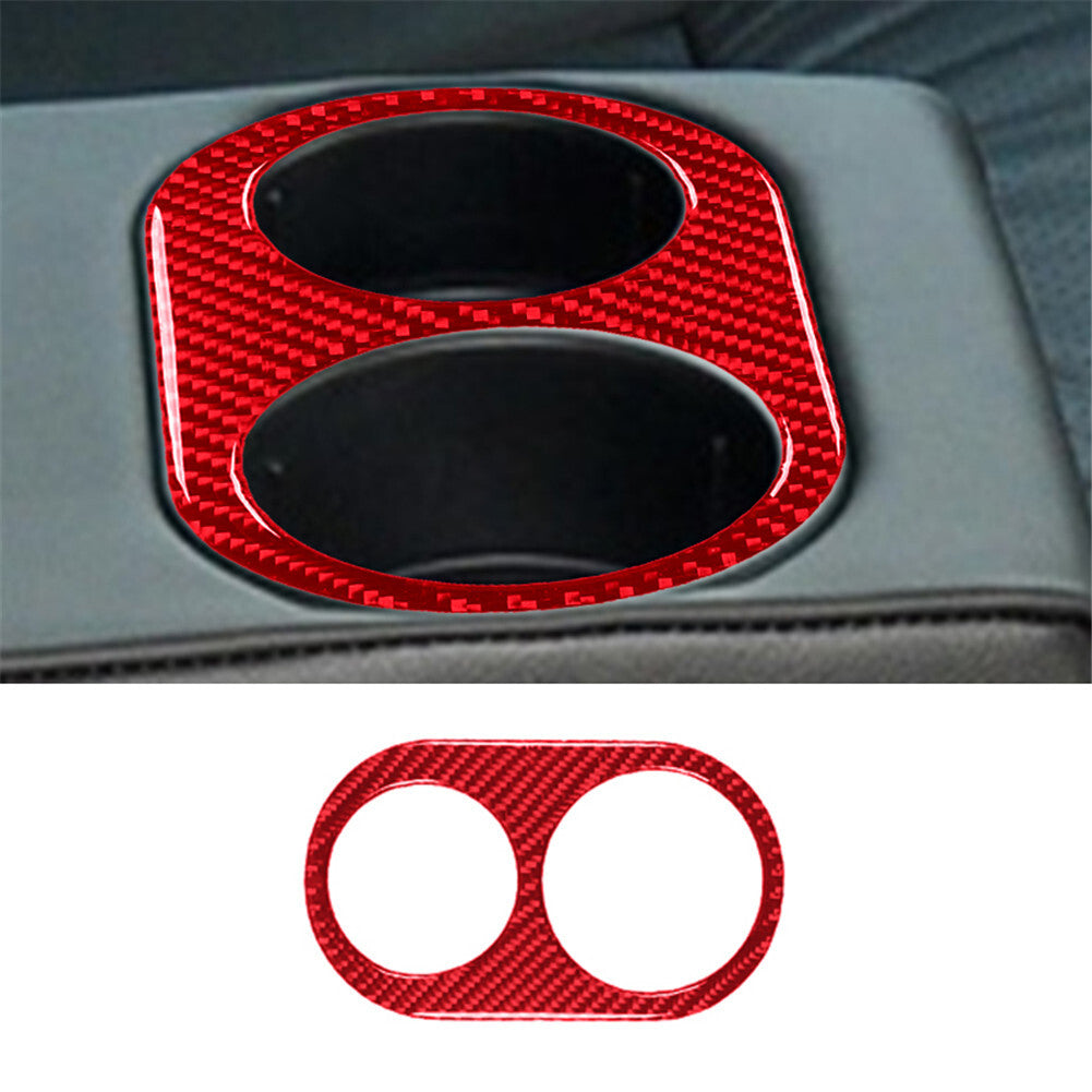 Red Carbon Fiber Radio With CD Player Type B Trim for Hyundai Azera 2006-2011 v