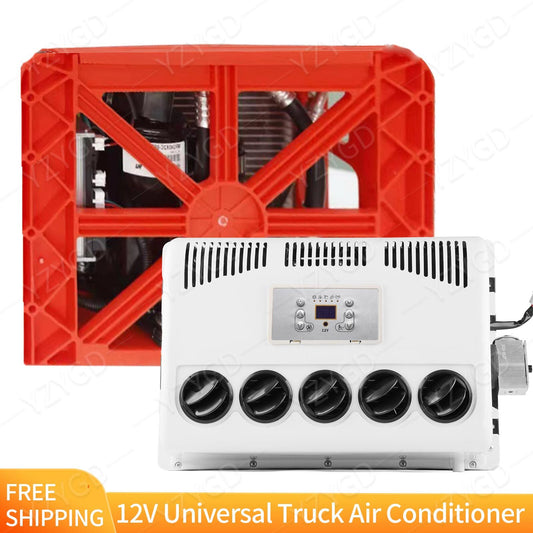 Caravan Truck Cab Air Conditioner Split AC For Semi Trucks Bus RV 12V 12000 BTU Q