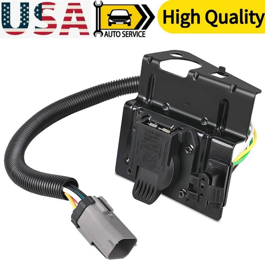Trailer Tow Wiring Harness 4Pin  7 Pin Plug For 02-04 for Ford F250 F350 Super Duty
