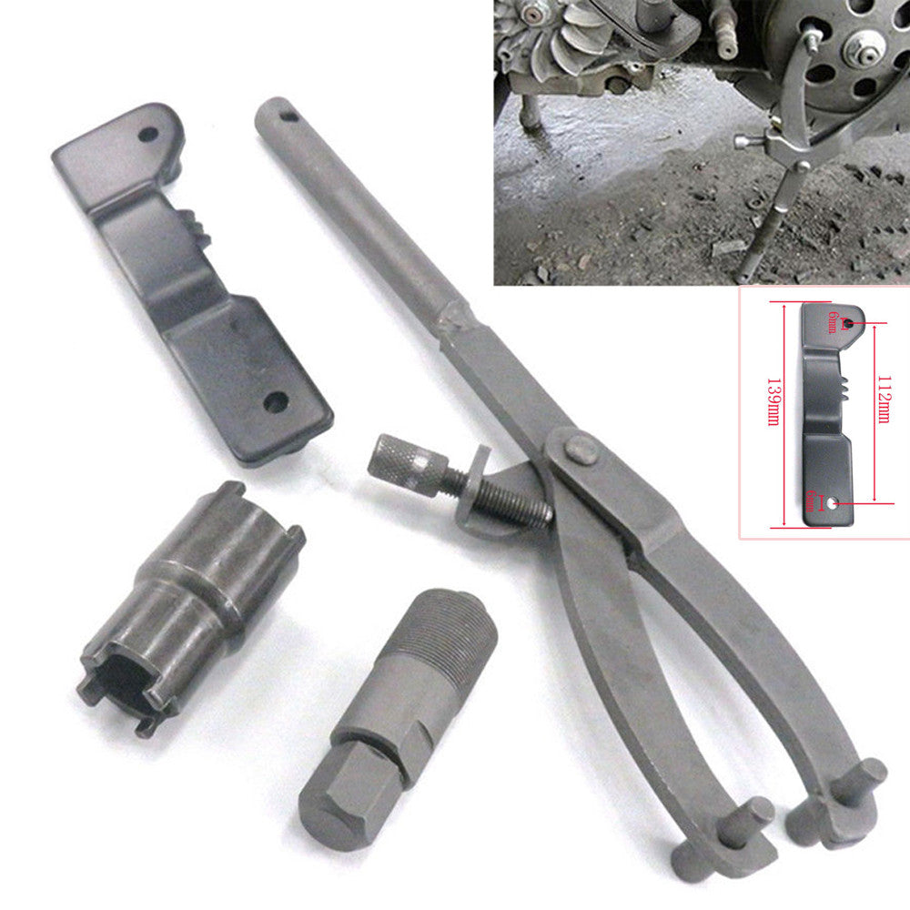 Variant bracket socket clutch removal and repair tool for GY6 139QMB scooter solid-mounted - n
