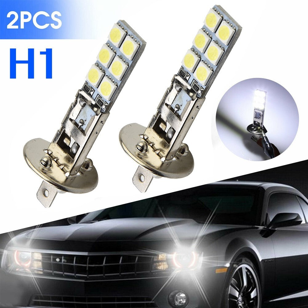2PC NEW H1 6000K Super White 55W LED Headlight Bulbs Kit Fog Driving Light v