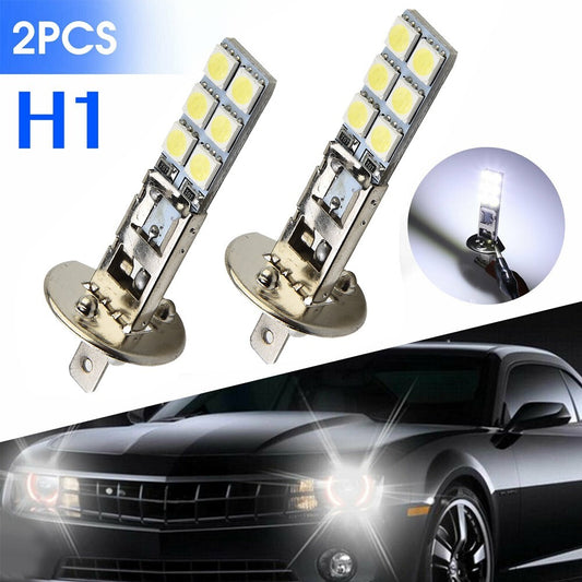 2PC NEW H1 6000K Super White 55W LED Headlight Bulbs Kit Fog Driving Light v