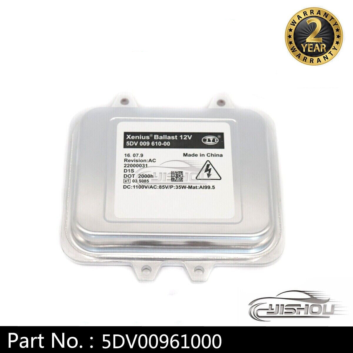 HID Xenon Lamp Ballast Unit 5DV 009 610-00 for Buick Regal 2011-13
