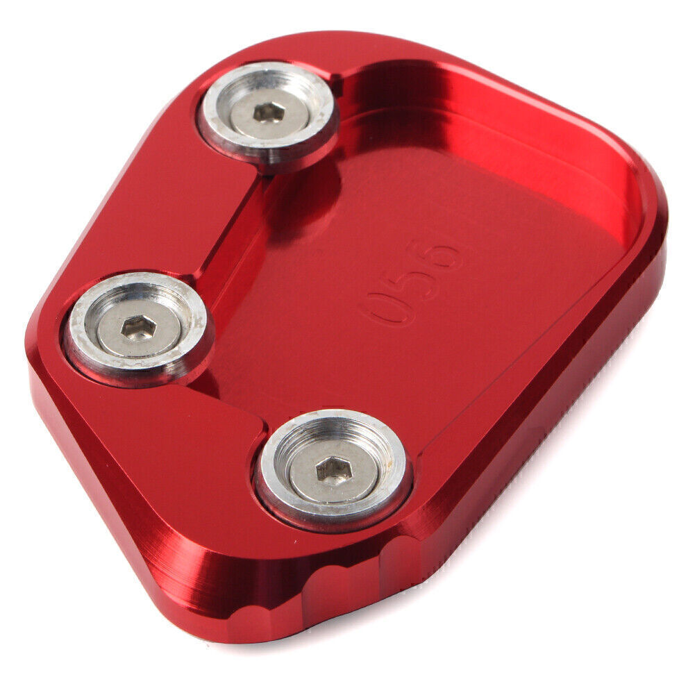 Red Side Stand Kickstand Pad Extension Bracket Plate for Honda CBR250RR 2017-18