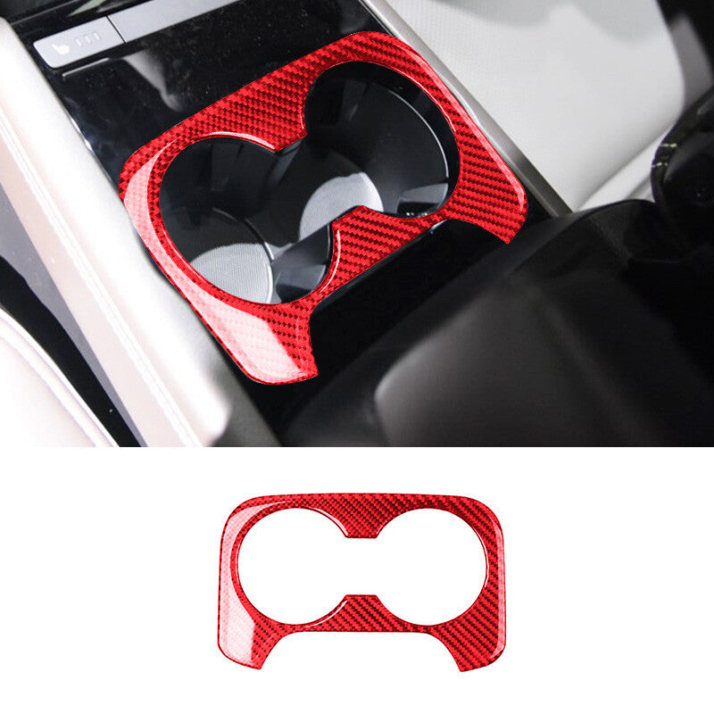 for Mercedes R-Class 2009-2012 Center Air Vent Trim Decor Cover Carbon Fiber v