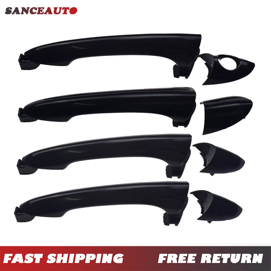 Front, rear, left, right, and right exterior door handle set suitable for 2011-2015 for Hyundai Sonata. n