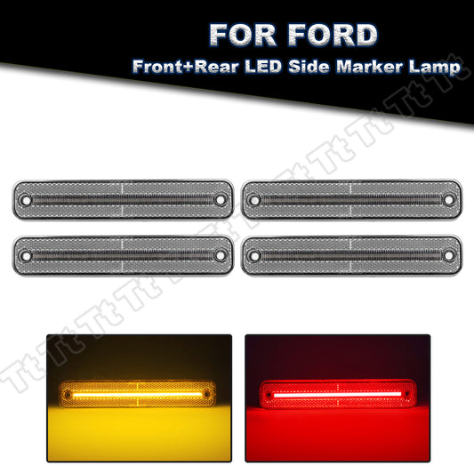4x suitable for 75-83 E-100 Econoline F100 F150 truck front and rear marker lights- v