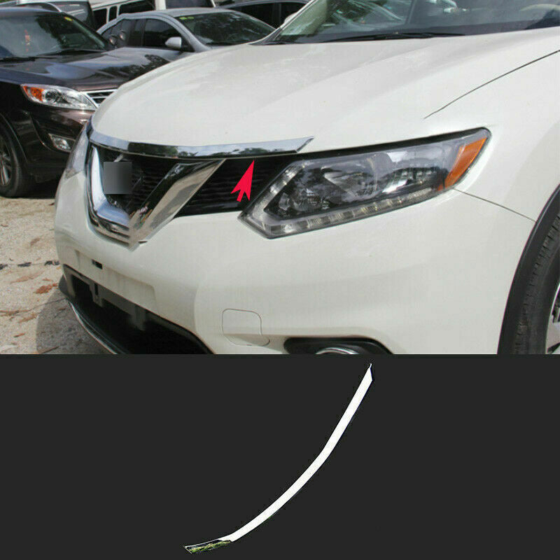 for Camry 2018-2020 L LE XLE Chrome Front Upper Grill Molding Cover Trim v