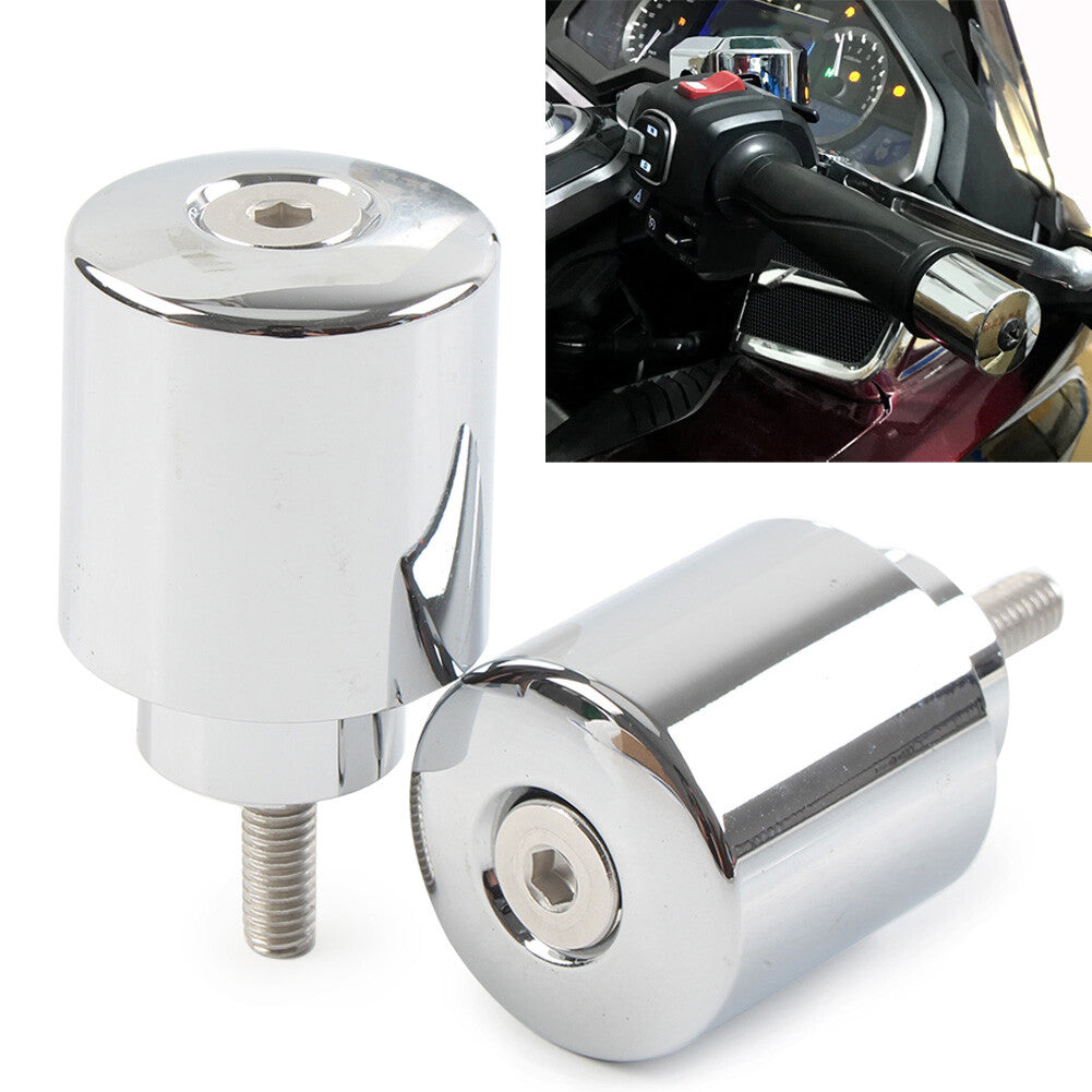 Motorcycle Bar Ends Handlebar Grips Cap for Honda GoldWing GL1800 2000-2023 Q