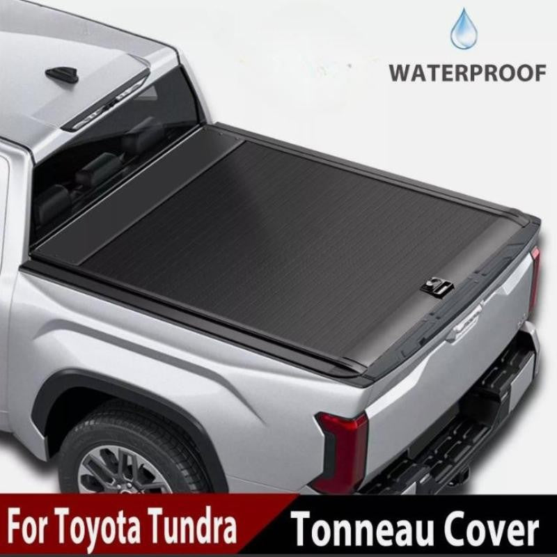 5.5FT Retractable Truck Bed Cover Hard Tonneau Cover For 2018-2025 for Toyota Tundra