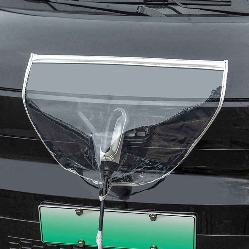 Magnetic rainproof charging port cover for EV chargers, compatible with and bolts. n