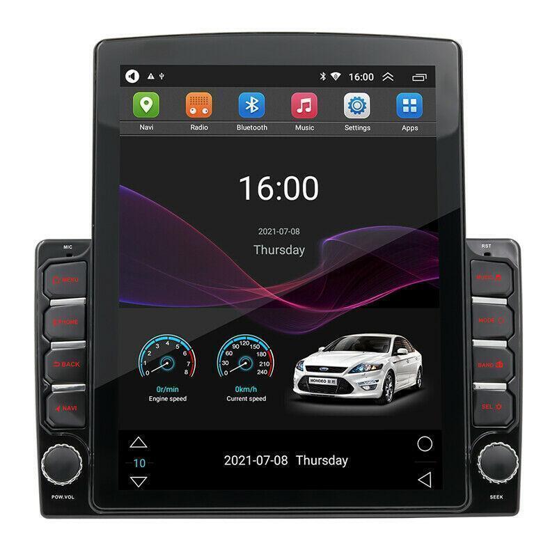 For Car Double 2 Din HD 9.7 GPS Navi Stereo Radio w/ Bluetooth Player Wifi Kit