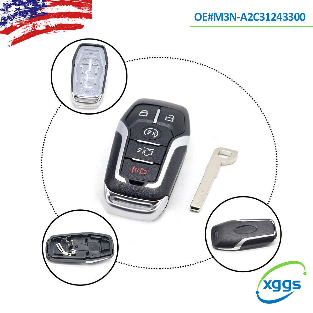 Car Remote for Smart Control Key Fob  for ford  Edge Explorer for Mustang F-150 F-250 Q