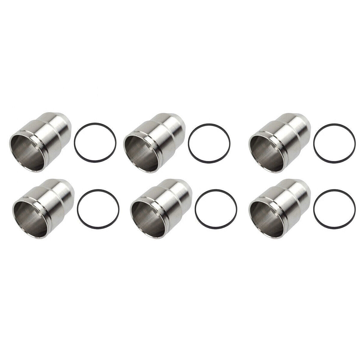 For Engine ISX QSX 6 Pcs Injector Tube Kit 3680873 3412352 W/O-rings