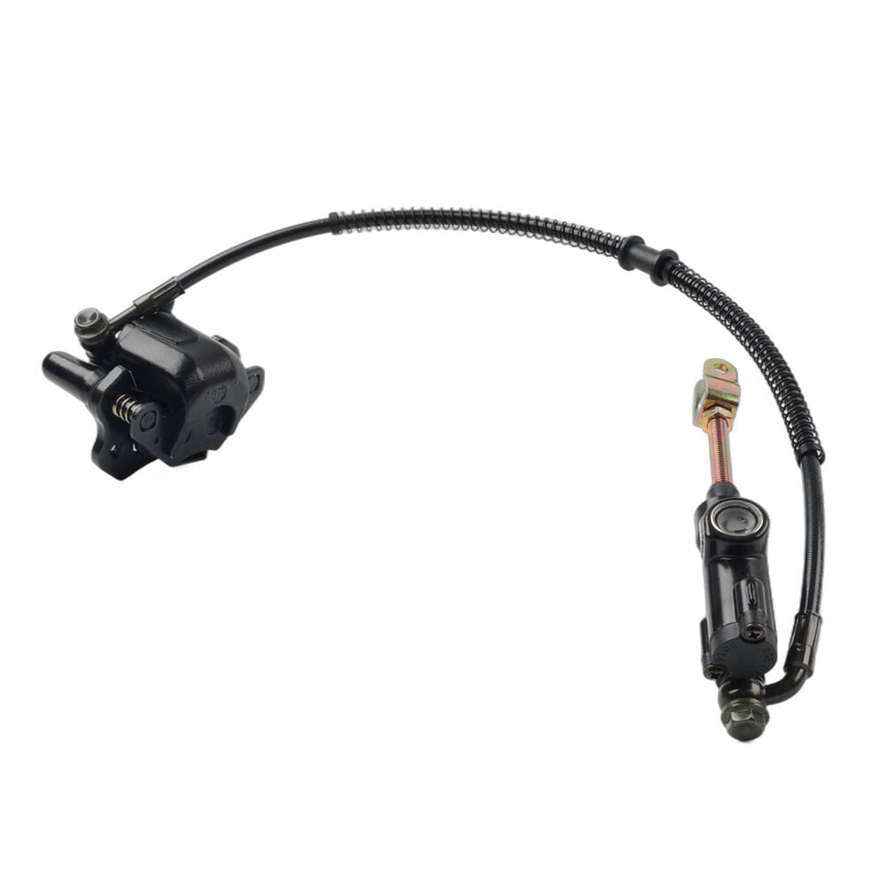 Motorcycle Hydraulic Rear Disc Brake Caliper + Master Cylinder Brake System Kit