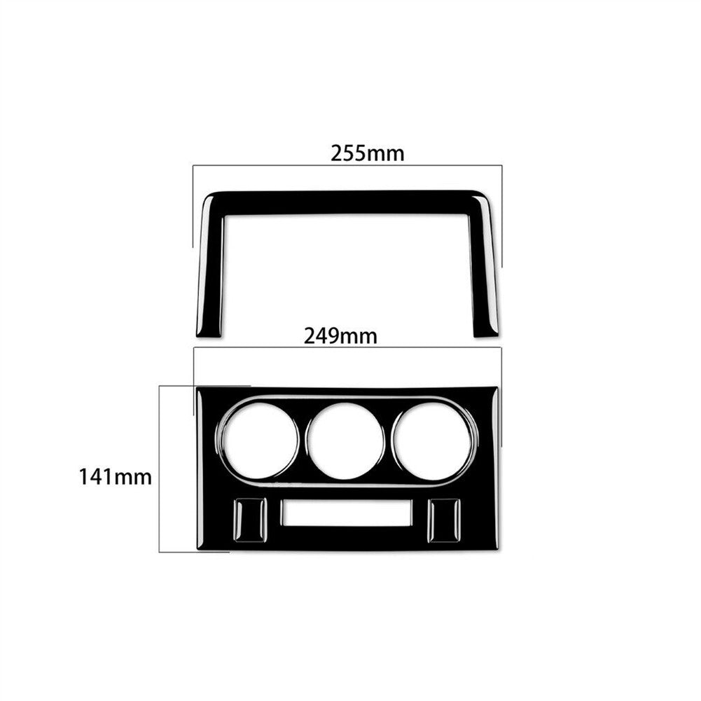 Piano Black Navigation Control Panel Cover Trim for Dodge for Challenger 2008-2014