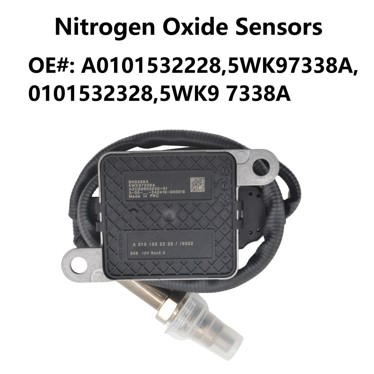 Nitrogen oxide sensor A0101532228 suitable for DD13, DD15, and DDE diesel fuel (2016-2022). Q