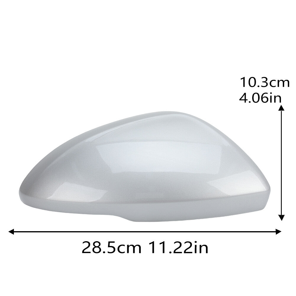 2¡Á F¨¹r for Chevrolet for Cruze 17-19 Au?enspiegel Spiegelgeh?use Abdeckung Silber L+R