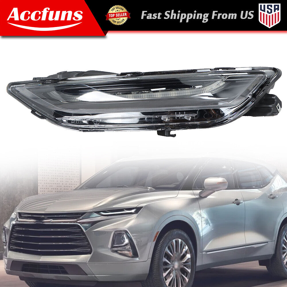 Suitable for Blazer 2019 - 2021 LED DRL headlights with transparent lens, left side. n