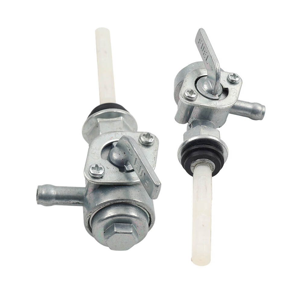 2x M10X1.25mm Generator Fuel Tank Shut Off Valve 28-1783-V ATV Gas Switch