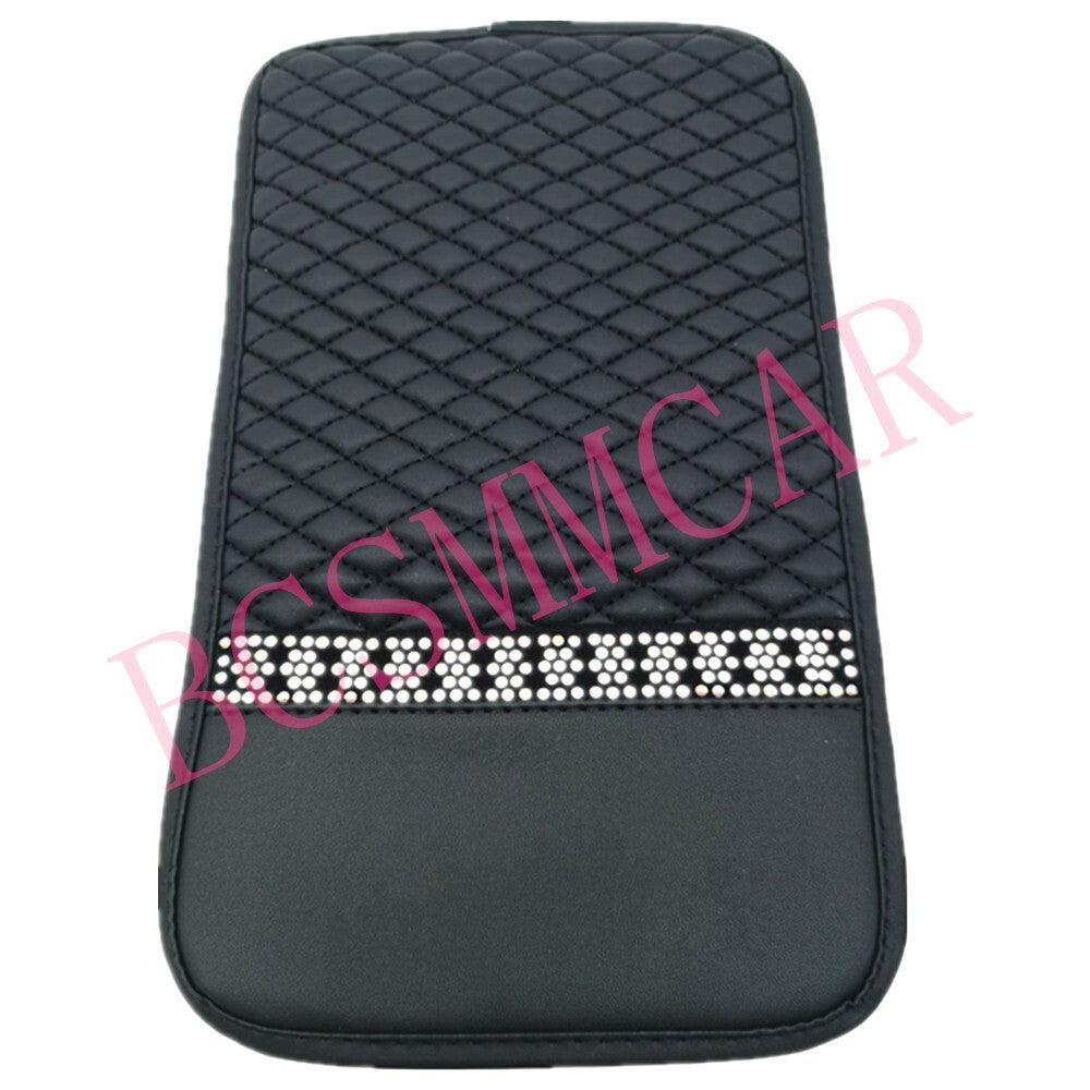 Car Armrest Cushion Cover Leather Center Console Box Pad Protector Accessories