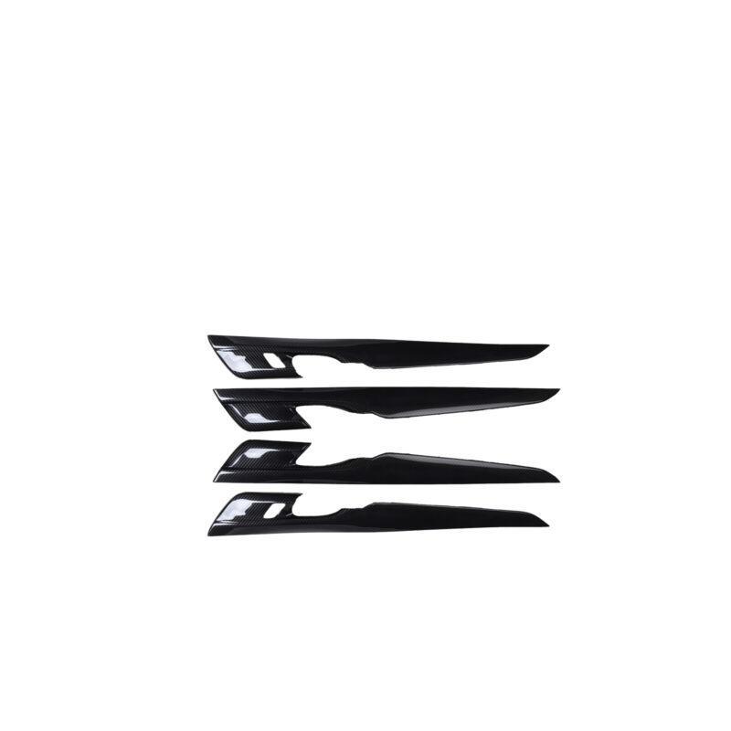 for BMW X5 F15 2014-2018 ABS Carbon Fiber Inner Door Panel Trim Cover Strip 4PCS