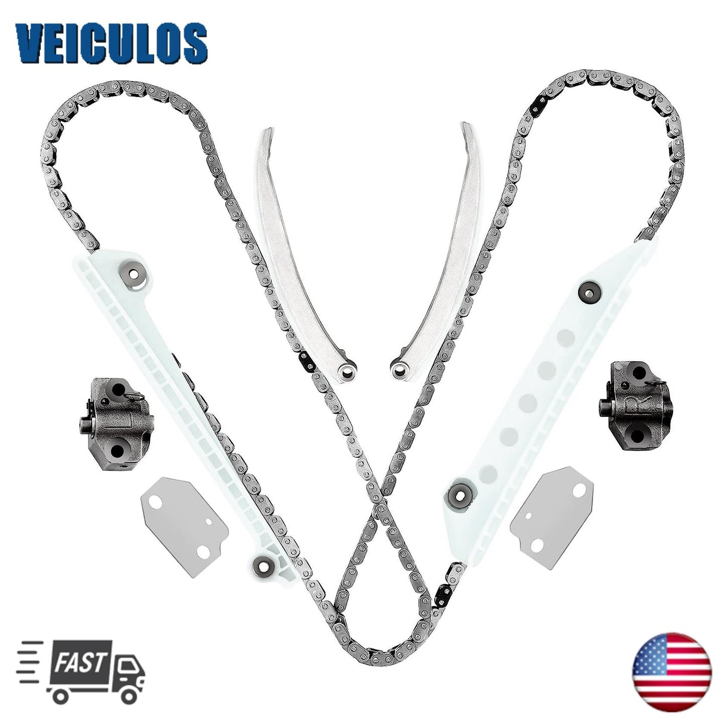 Timing Chain Kit Fits 00-11 for Ford F-150 E-150 for Lincoln for Mercury 4.6L SOHC 9-0387SGX