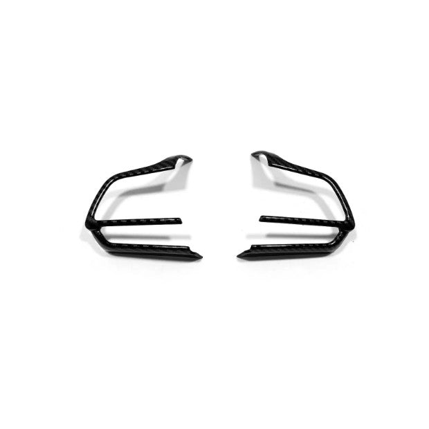 Fit for 2020-2023 Highlander Steering Wheel Trim 2pcs ABS Carbon Fiber v