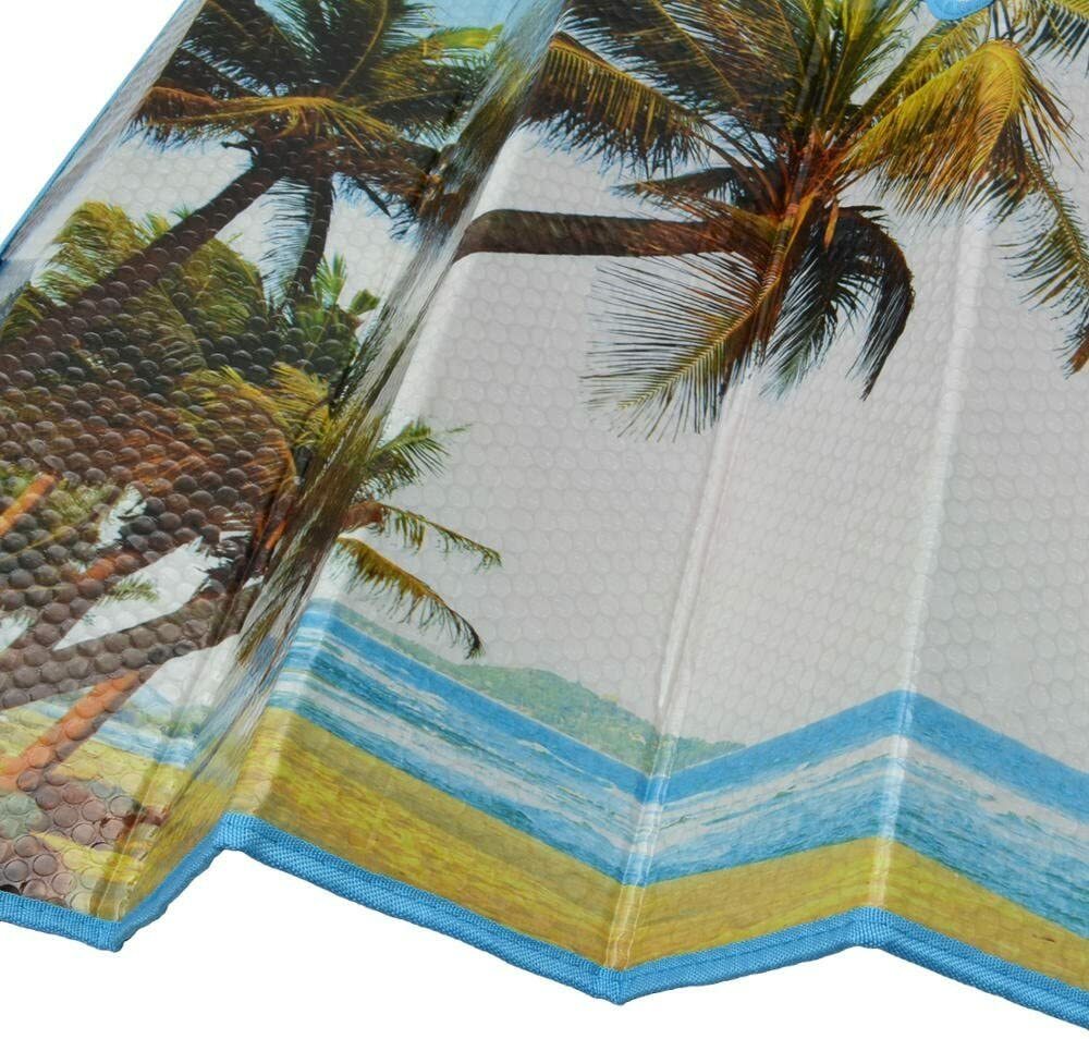 Car windshield sunshade, front window sunshade block, UV sunshade panel suitable for automobiles