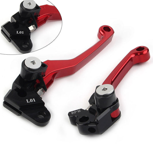 Drehpunkt Bremse Kupplung Hebel F¨¹r for HONDA CRF125R CRF150R CRF250R/450R rot
