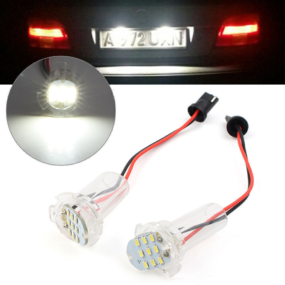 2x white LED License Number Plate Light Fit for TOYOTA for Corolla Alphard Atis IST