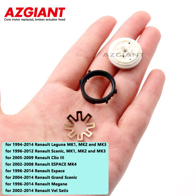 Automotive side mirror adjustment motor gear kit for Renault Laguna MK1 MK2 MK3 1994-2014