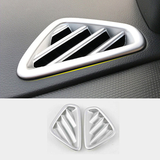 for Hyundai Kona 2018-2022 silver interior Dashboard Upper Air Outlet Vent Trim