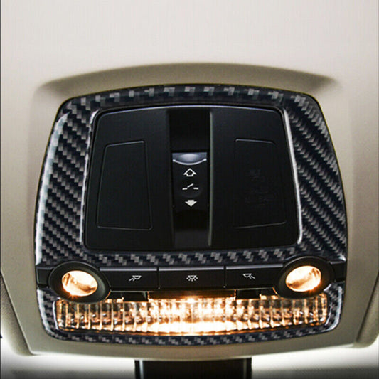 Carbon Fiber Car Reading Lights Lamp Frame Cover Trim for BMW 5 series F10 F18