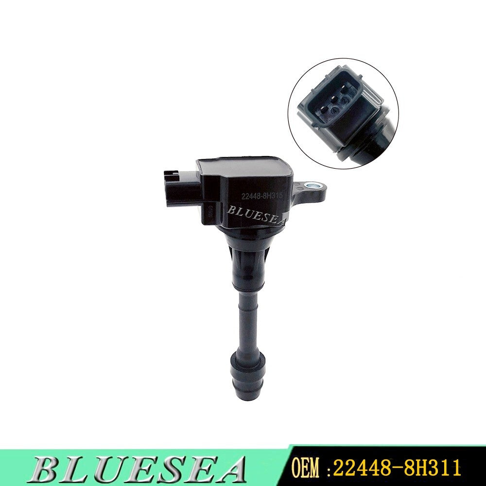 4 PC Ignition Coil 224488H315 for Nissan Altima Sentra 2.5L X-Trail T30 Primera
