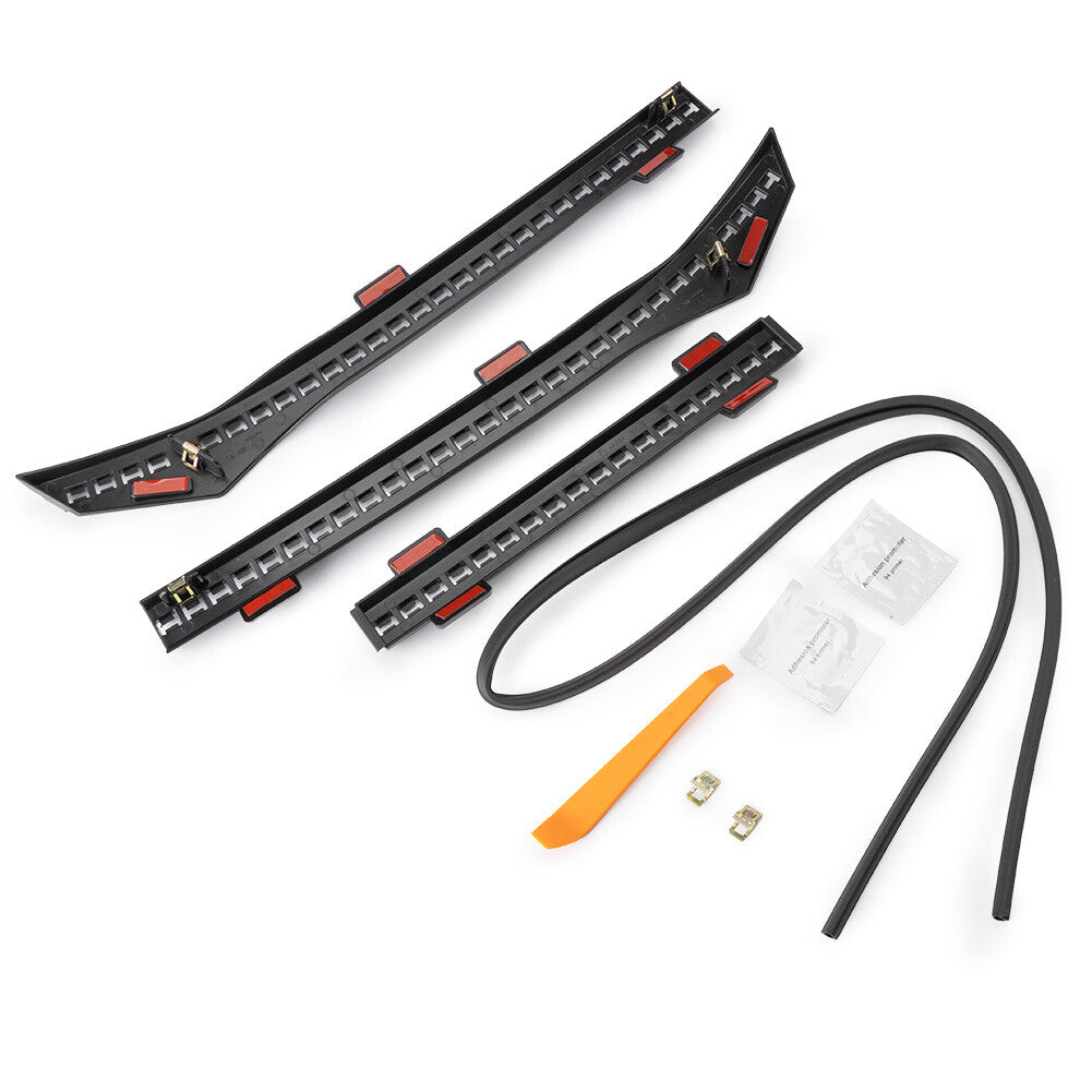 Front and rear trunk cover sealing strips protect PP parts, suitable for 20-23 for Tesla for Model Y . Q
