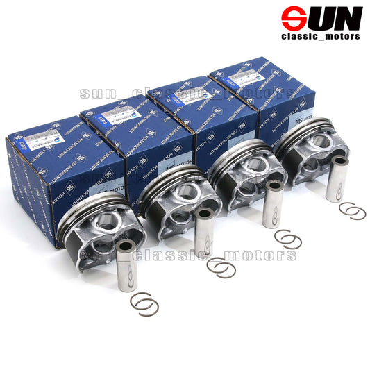 4 KS engine pistons and rings, 82.51 mm x 21 mm, for GTI for Passat and for Audi A3 2.0T EA888-
