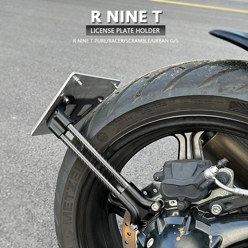 Motorcycle Side Mounted License Plate Bracket for BMW R NINE T R9T Pure Rninet