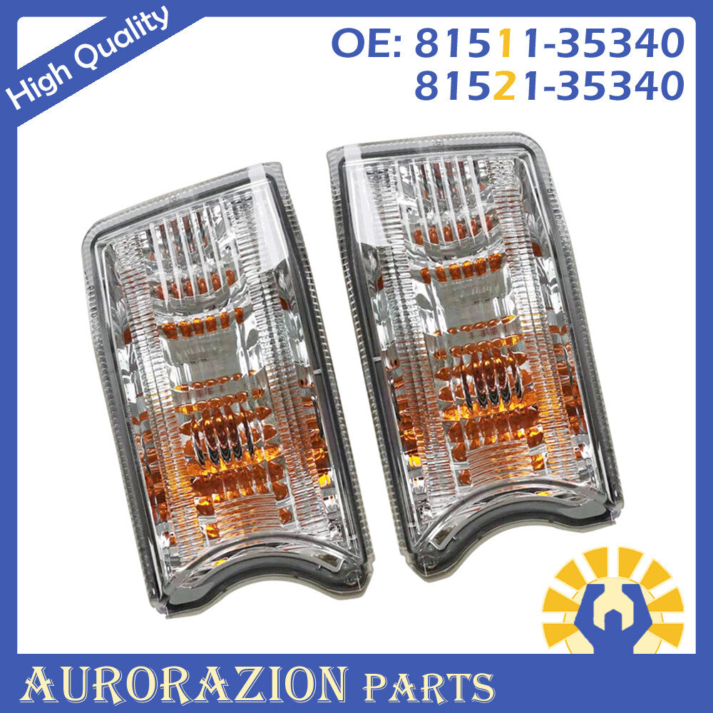 A pair of front L/R corner parking turn signals for 2010-2013 4Runner. n
