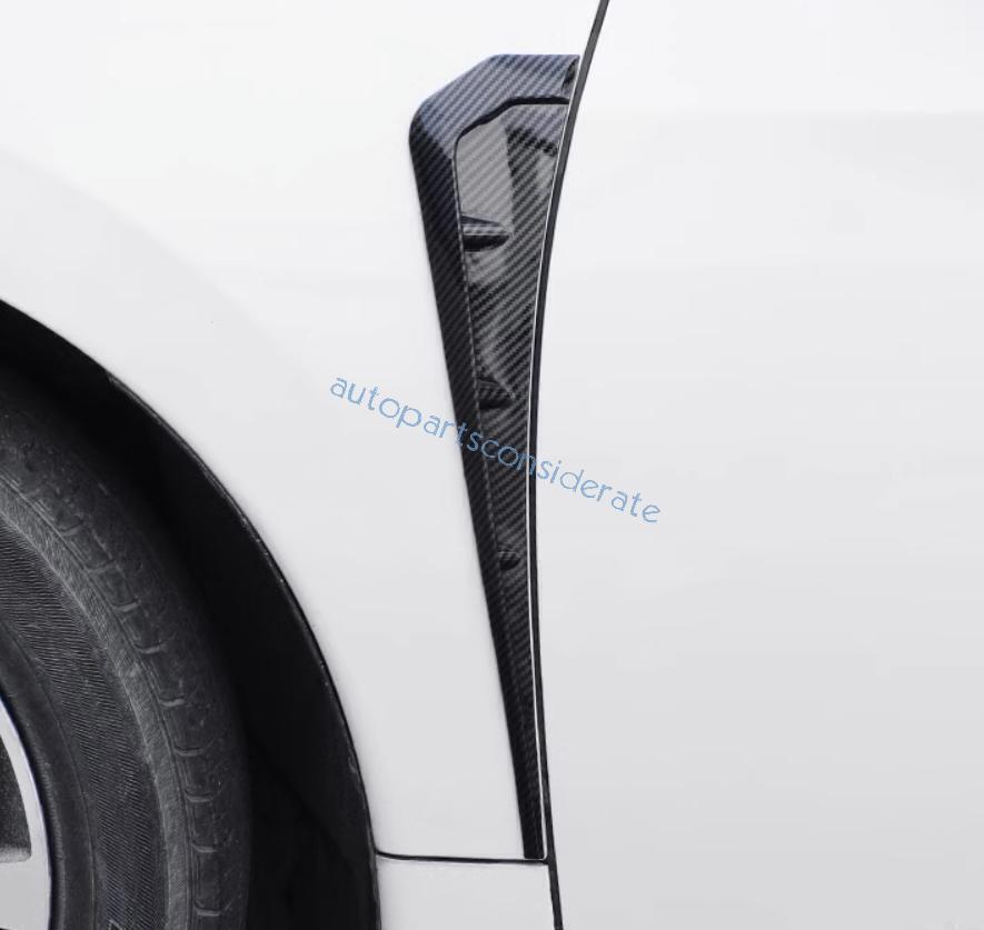 for Toyota for Corolla 20-2024 ABS Carbon Fiber Air Wing Vent Side Fender Cover Trim