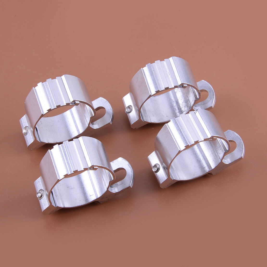 4x Motorcycle Windshield Fairing 35-45mm Fork Mounting Clamps MEM9953 v