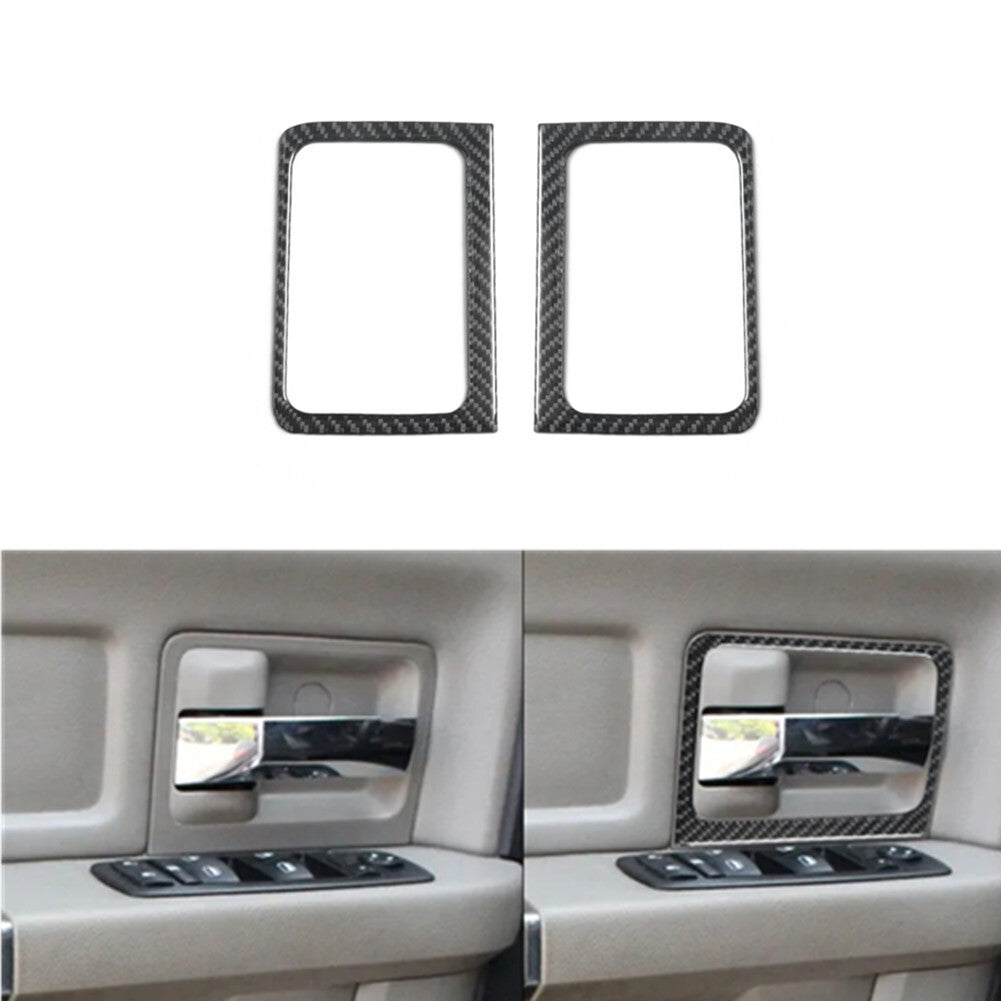 2Pcs Gloss Black Front Door Pillar Cover Trim for Chrysler 200 2015-2017 v
