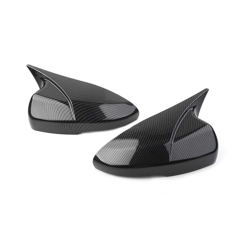 Pair Carbon Fiber Look Rear view Mirror Cover Trim Fit for Honda Accord 2018-2021
