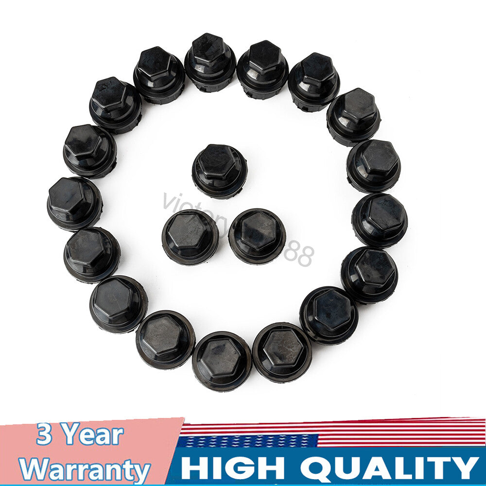 20-piece set 9593028, new black wheel nut cover replacement parts for Buick , for Chevrolet , for GMC , and for Pontiac .